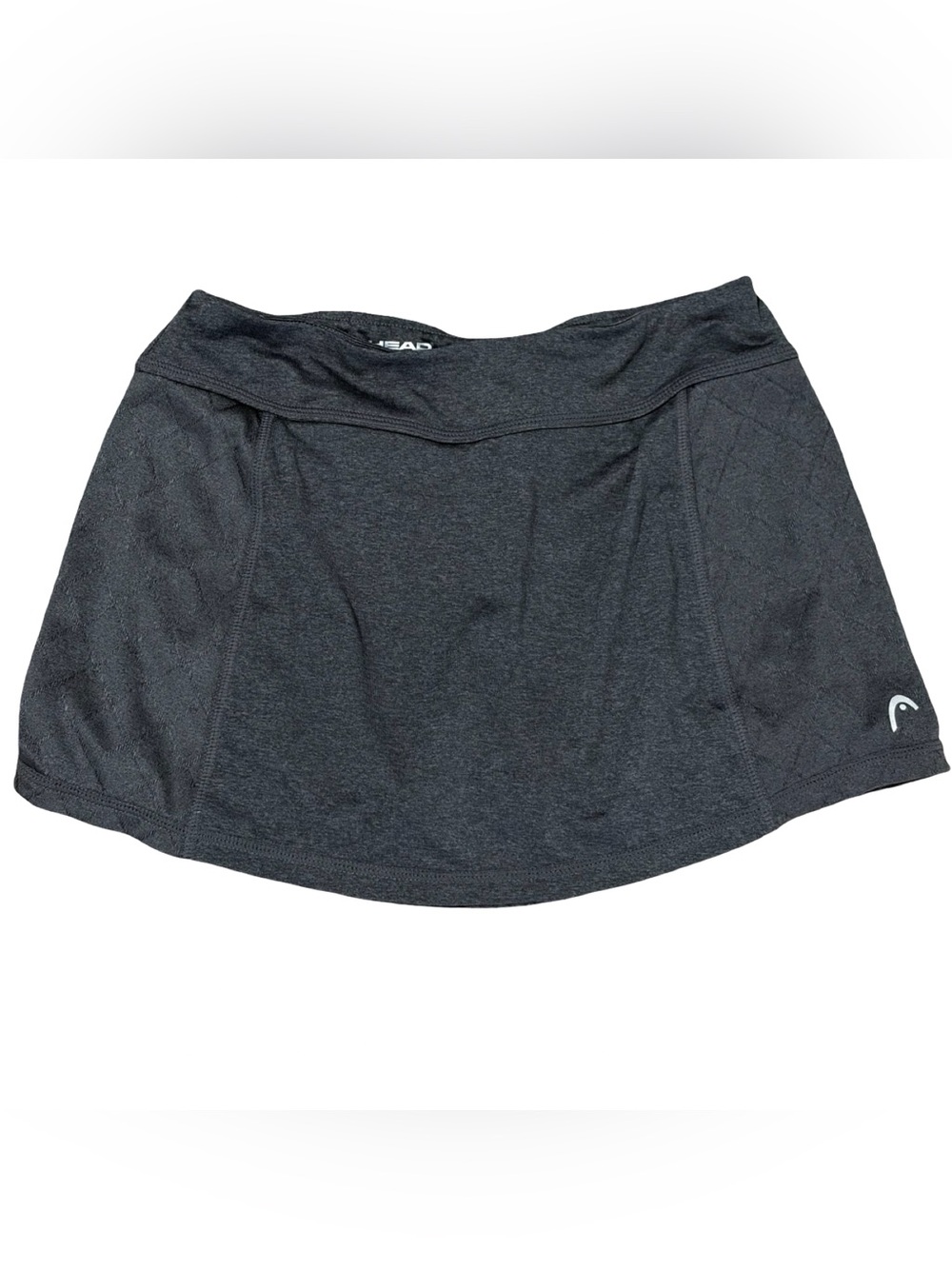 Head dark grey athletic skirt with shorts size small